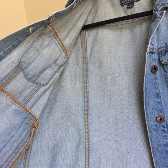 Lucky Brand Denim Vest - Picture 7 of 12